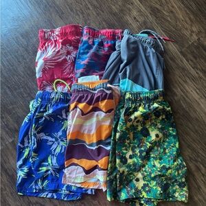 Swim Shorts Set of 6 - Multicolor Patterns